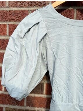 Express Light Blue Crewneck Tank Top